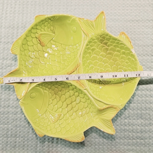 Ceramic fish serving platter - Picture 3 of 8